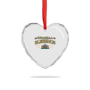 Kwanzaa Blessings Heart Crystal Glass Ornament African Heritage Celebration Gift TS12 Print Your Wear