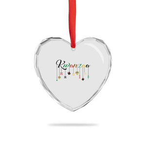 Kwanzaa Heart Crystal Glass Ornament Lights Of Unity Seven Principles Heritage Gift TS12 Print Your Wear