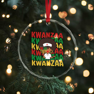Kwanzaa Nurse Pride Crystal Glass Ornament African Heritage Holiday Gift TS12 Print Your Wear