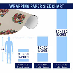 Ky Derby Day Party Wrapping Paper Roll Mint Juleps and Roses Horse Racing TS02 Print Your Wear