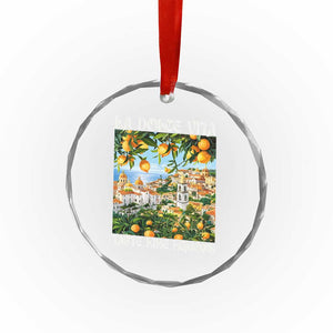 La Dolce Vita Taste Like Lemons Crystal Glass Ornament Retro Italian Village Citrus Summer Wanderlusters TS02 Print Your Wear