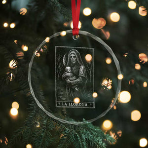 La Llorona Crystal Glass Ornament Tarot Card Horror Death Occult Mexican Folklore Halloween TS10 Print Your Wear