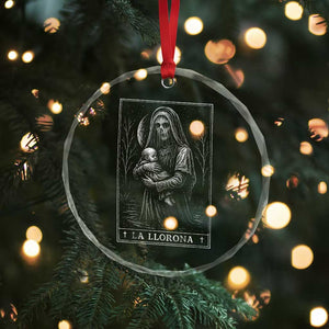 La Llorona Crystal Glass Ornament Tarot Card Horror Death Occult Mexican Folklore Halloween TS10 Print Your Wear