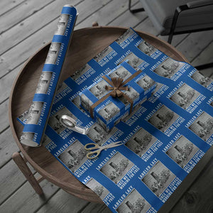 Labeled Lazy Once We Stopped Working For Free Wrapping Paper Roll TS11 Blue Print Your Wear