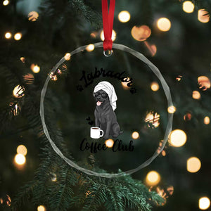 Labrador Coffee Club Crystal Glass Ornament Funny Dog Lover Gift TS12 Print Your Wear
