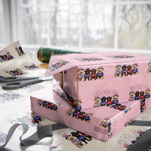 Labrador Retriever Americas 250th Anniversary Wrapping Paper Roll 4th July US 250 Years Of Freedom Dog Lovers 1776 2026