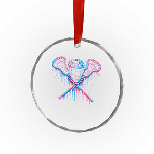 Lacrosse Drip Ice Cream Lax Helmet Sticks Sport Player Crystal Glass Ornament TS11 Print Your Wear