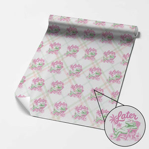 Later Gator Funny Alligator Meme Wrapping Paper Roll Last Day of School Summer Vacation Teachers Kids