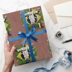 Latin Pride Christ The Redeemer Graphic Wrapping Paper Roll Brazilian Football 2026