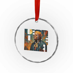 Lead Like Harriet Crystal Glass Ornament Black History Month Juneteenth Quote TS12 Print Your Wear