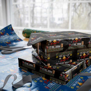 Leg Lamp Christmas Wrapping Paper Roll Funny Ugly Xmas Fra Gee Lay TS10 Black Print Your Wear