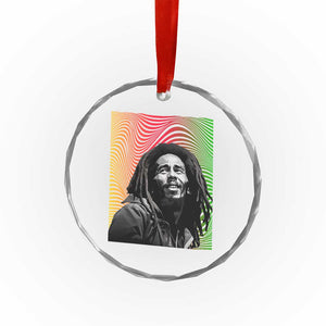 Legend Bob Crystal Glass Ornament One Love The Reggae Vintage Graphic TS02 Print Your Wear