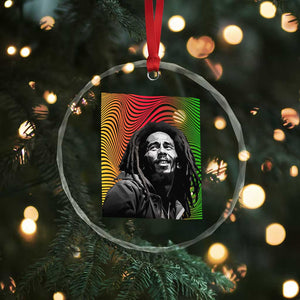 Legend Bob Crystal Glass Ornament One Love The Reggae Vintage Graphic TS02 Print Your Wear