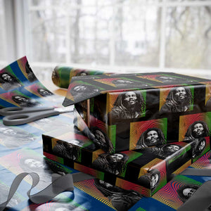 Legend Bob Wrapping Paper Roll One Love The Reggae Vintage Graphic TS02 Black Print Your Wear