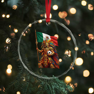 Legendary Mexican Soccer Warrior Pride Crystal Glass Ornament TS12 Print Your Wear