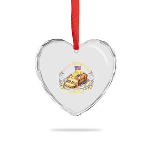 Lemon Pound Cake Social Club Heart Crystal Glass Ornament Funny Viral Meme Dessert Parody Rap Fans TS02 Print Your Wear