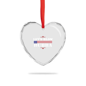 Lets Blow Bubba Heart Crystal Glass Ornament Satirical Patriot Meme TS02 Print Your Wear