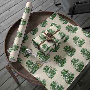 Lets Get Lucked Up Wrapping Paper Roll St Patricks Day Party Humor TS12 Beige Print Your Wear