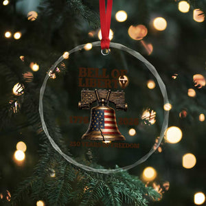Liberty Bell 250th Anniversary Crystal Glass Ornament American Pride Gift TS12 Print Your Wear