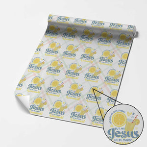 Life Gave Me Some Lemons But My Jesus He Be Makin Lemonade Wrapping Paper Roll TS11 Christmas Plaid Print Your Wear