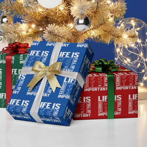 Life Is Full Of Important Choices Wrapping Paper Roll Golf Lover Gift TS12 Print Your Wear