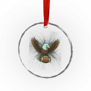 Lightning Eagle Holding Crystal Glass Ornament Football Player Gift TS12 Print Your Wear