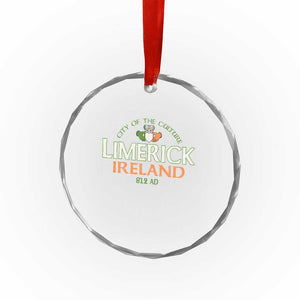 Limerick Ireland Crystal Glass Ornament City Of The Culture Est 812 AD TS11 Print Your Wear