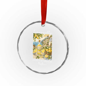 Limoncello Amalfi Coast Crystal Glass Ornament Lemon Lover Italian Summer Fruit TS10 Print Your Wear