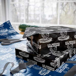 Lo Siento Wilson Funny Chicken Floating Meme Wrapping Paper Roll Viral Rooster Spanish Apology Trend TS02 Black Print Your Wear