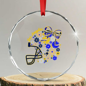 Los Angeles Game Day Sports Fan Crystal Glass Ornament Floral Football Helmet With Bow