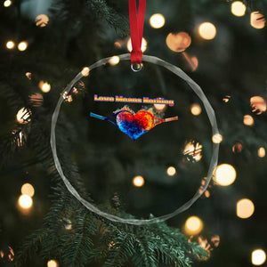 Love Means Nothing Crystal Glass Ornament Valentines Day Gift TS12 Print Your Wear