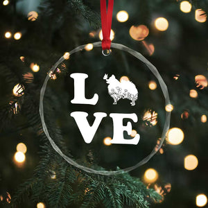 Love Pomeranian Crystal Glass Ornament Cute Pom Dog Lover Gift TS12 Print Your Wear