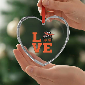 Love Vintage Cool Pun Girl Heart Crystal Glass Ornament Game Day Gift TS12 Print Your Wear