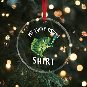 Lucky Fishing Crystal Glass Ornament Funny Fisherman Fish Lovers TS10 Print Your Wear