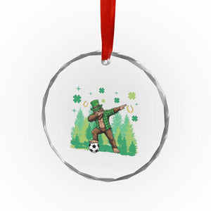 Lucky Sasquatch Soccer Player Crystal Glass Ornament Funny St Patricks Day Gift TS12 Print Your Wear