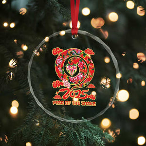 Lunar New Year 2025 Crystal Glass Ornament Year Of The Snake China Traditional TS09 Print Your Wear
