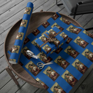 Madam CJ Walker Mona Lisa Wrapping Paper Roll Black History Month Gift TS12 Blue Print Your Wear