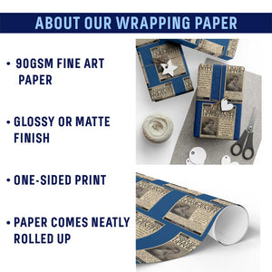 Madam C.J. Walker Wrapping Paper Roll I Made My Own Opportunity TS12 Print Your Wear