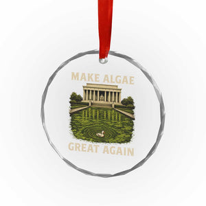 Make Algae Great Again Crystal Glass Ornament Funny Lincoln Memorial Reflecting Pool TS11 Print Your Wear