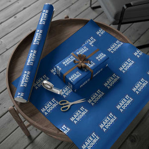 Make It A Double Twin Dad Wrapping Paper Roll Soon to Be Daddy Funny Father's Day TS11 Blue Print Your Wear