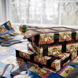 Make Oktoberfest Great Again Wrapping Paper Roll Funny Trump Patriotic Beer Festival Parody TS02 Black Print Your Wear