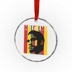 Malcolm X Crystal Glass Ornament Pan African Flag Black History TS14 Print Your Wear