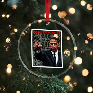 Malcolm X Legend Crystal Glass Ornament African American Activist Legacy TS12 Print Your Wear