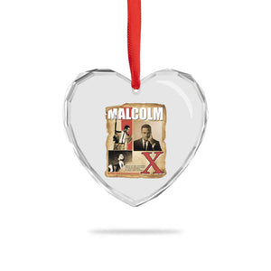 Malcolm X Quote Heart Crystal Glass Ornament Nobody Can Give You Freedom Take It TS12 Print Your Wear