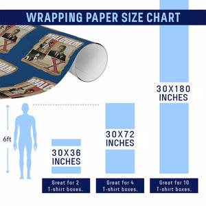 Malcolm X Quote Wrapping Paper Roll Nobody Can Give You Freedom Take It TS12 Print Your Wear
