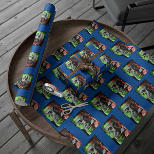 Malcolm X Wrapping Paper Roll Black History Month TS10 Blue Print Your Wear