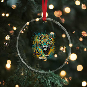 Mandala Spiritual Jaguar Zen Art Crystal Glass Ornament TS11 Print Your Wear
