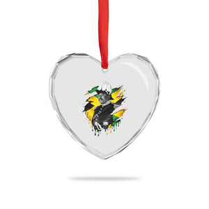 Marcus Garvey Jamaican National Hero Heart Crystal Glass Ornament African American Heritage TS12 Print Your Wear