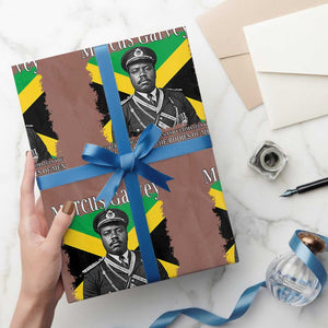 Marcus Garvey Liberation Quote Wrapping Paper Roll Liberate The Minds Of Men TS12 Mocha Print Your Wear