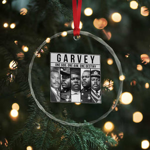 Marcus Garvey Quote Crystal Glass Ornament One God One Aim One Destiny TS12 Print Your Wear